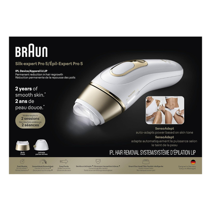 Braun Silk-Expert Pro 5 IPL Device for at Home Laser Hair Removal