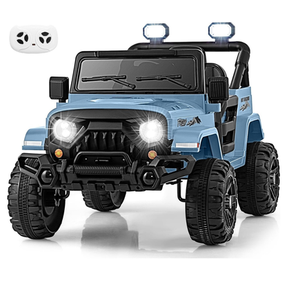 OLAKIDS Ride on Truck, 12V Battery Powered Electric Vehicle for Kids - Blue