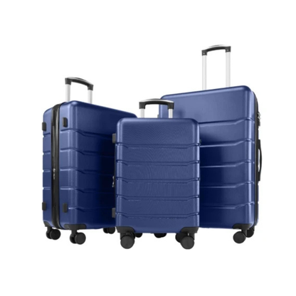 Alvantor 3-Piece Expandable Hardside Luggage Set with Spinner Wheels - 20"/24"/28"
