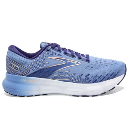 Brooks Women's Glycerin 20 Running Shoes - Blue/Peach