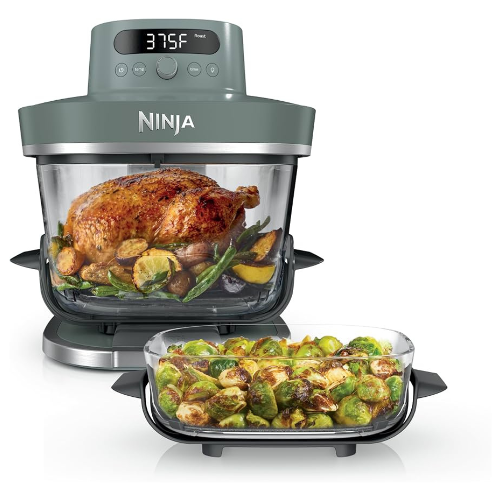 Ninja Crispi Pro 6-in-1 Countertop Glass Air Fryer - Ash Grey