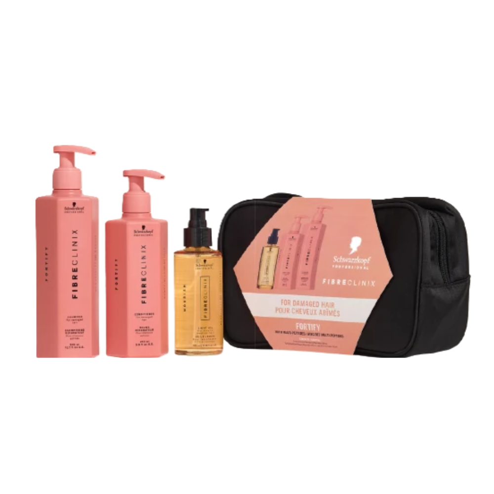 Schwarzkopf Fibre Clinix Fortify Gift Set for Damaged Hair