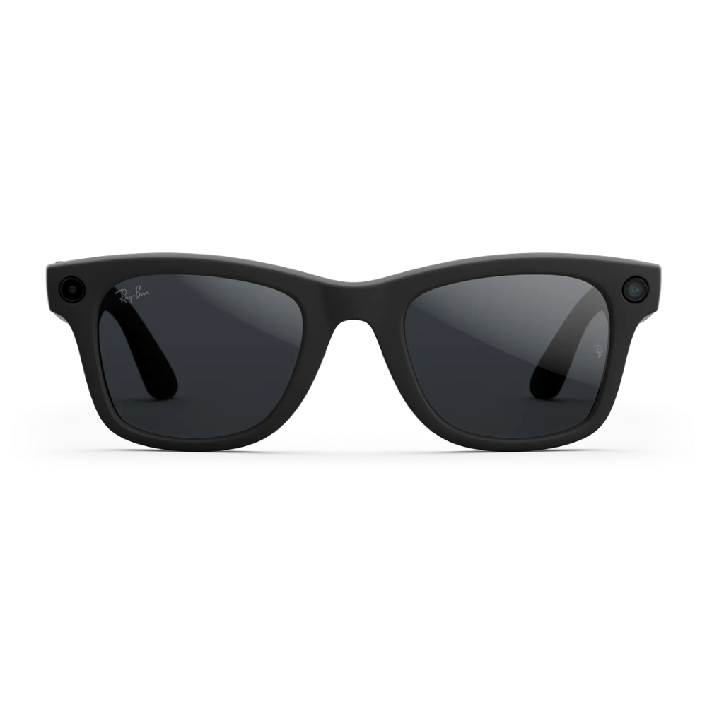 Ray-Ban Meta Wayfarer (Gen 2) AI Glasses - Matte Black / Transitions Grey