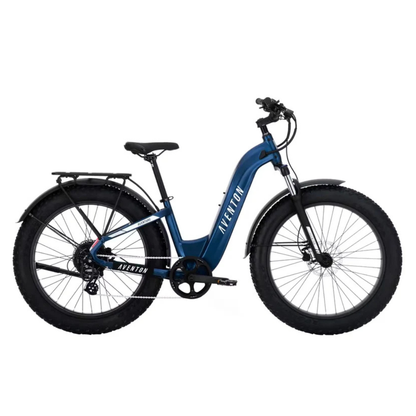 Aventon Aventure 2.5 Step-Through Fat Tire E-Bike (Cobalt Blue) - PICK UP ONLY