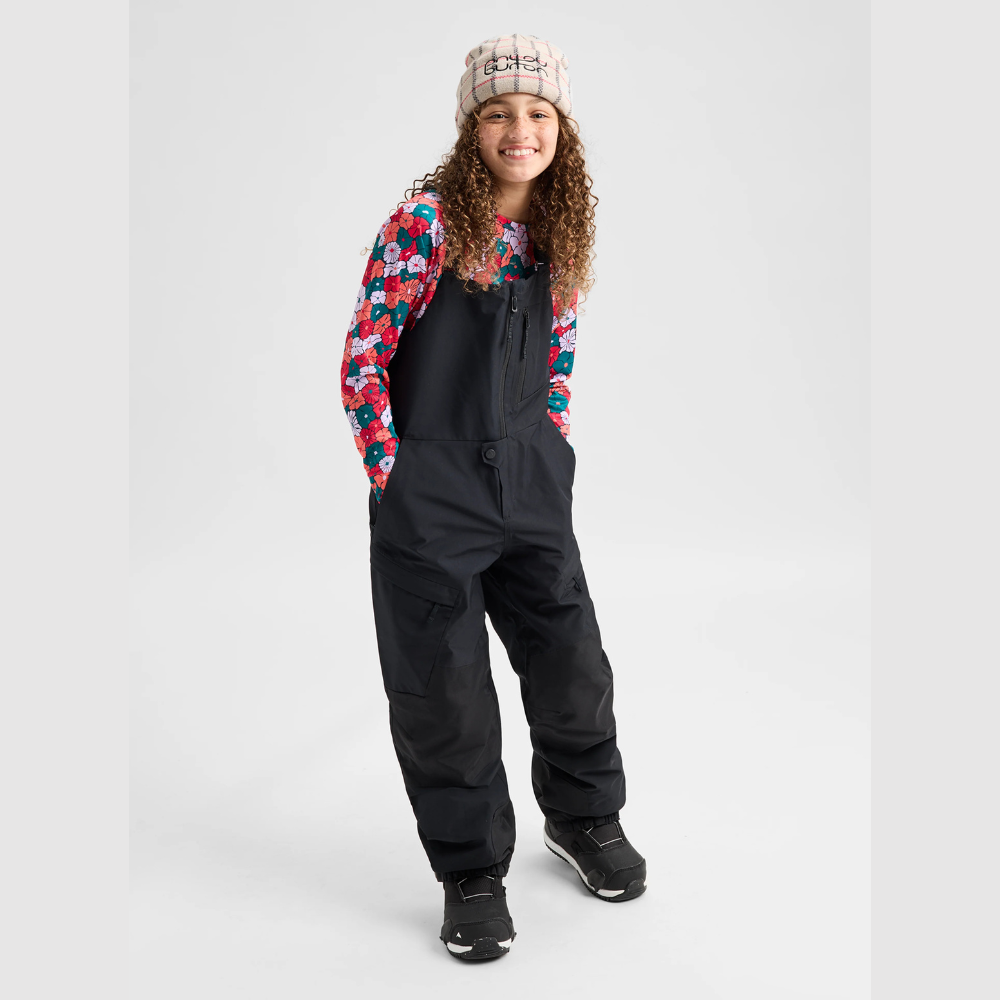 Burton Kids' Powline GORE-TEX 2L Bib Pants - True Black