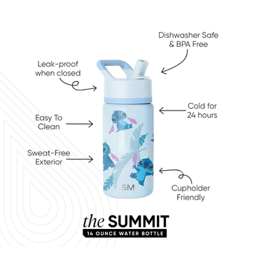 Simple Modern Lilo and Stitch Kids Water Bottle & Toddler Cup 14oz