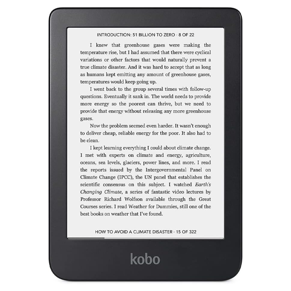 Certified Refurbished Kobo Clara 2E - Black
