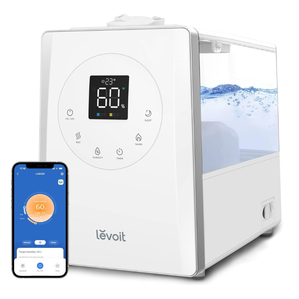 Levoit LV600S Warm and Cool Mist Humidifiers for Bedroom Large Room, 6L
