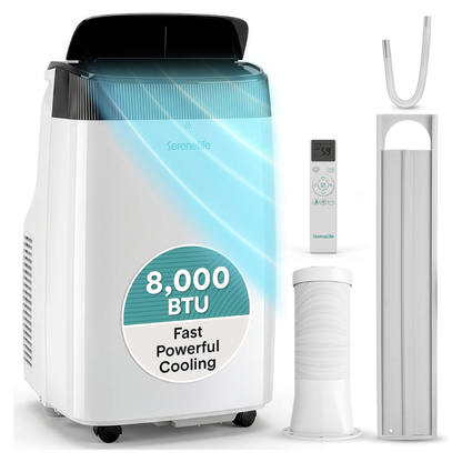 SereneLife Portable Electric Air Conditioner Unit-900W 8000 BTU