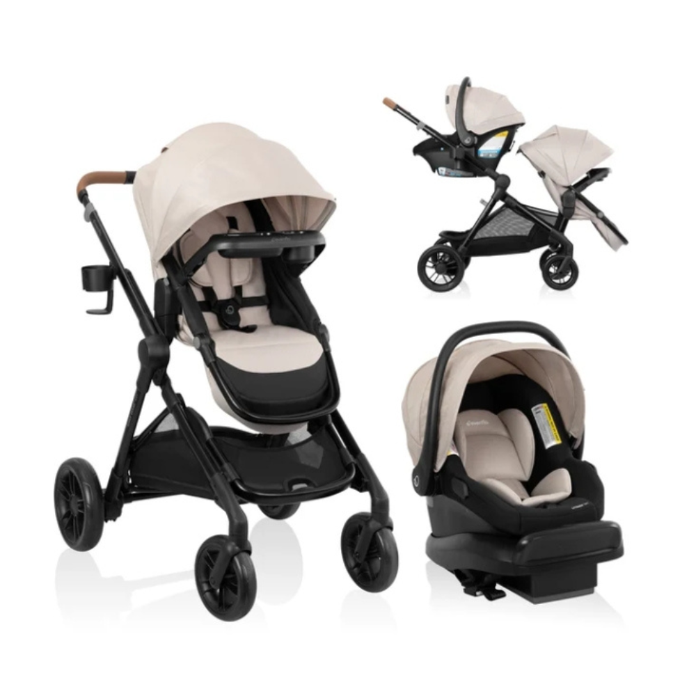 Evenflo Pivot Xpand NXT Travel System - Canyon Beige