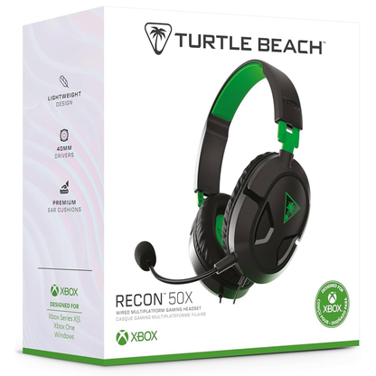 Turtle Beach Recon 50X Gaming Headset for XBOX