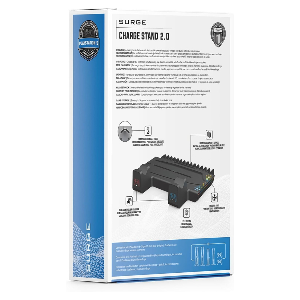 Surge Charge Stand 2.0 for PlayStation 5