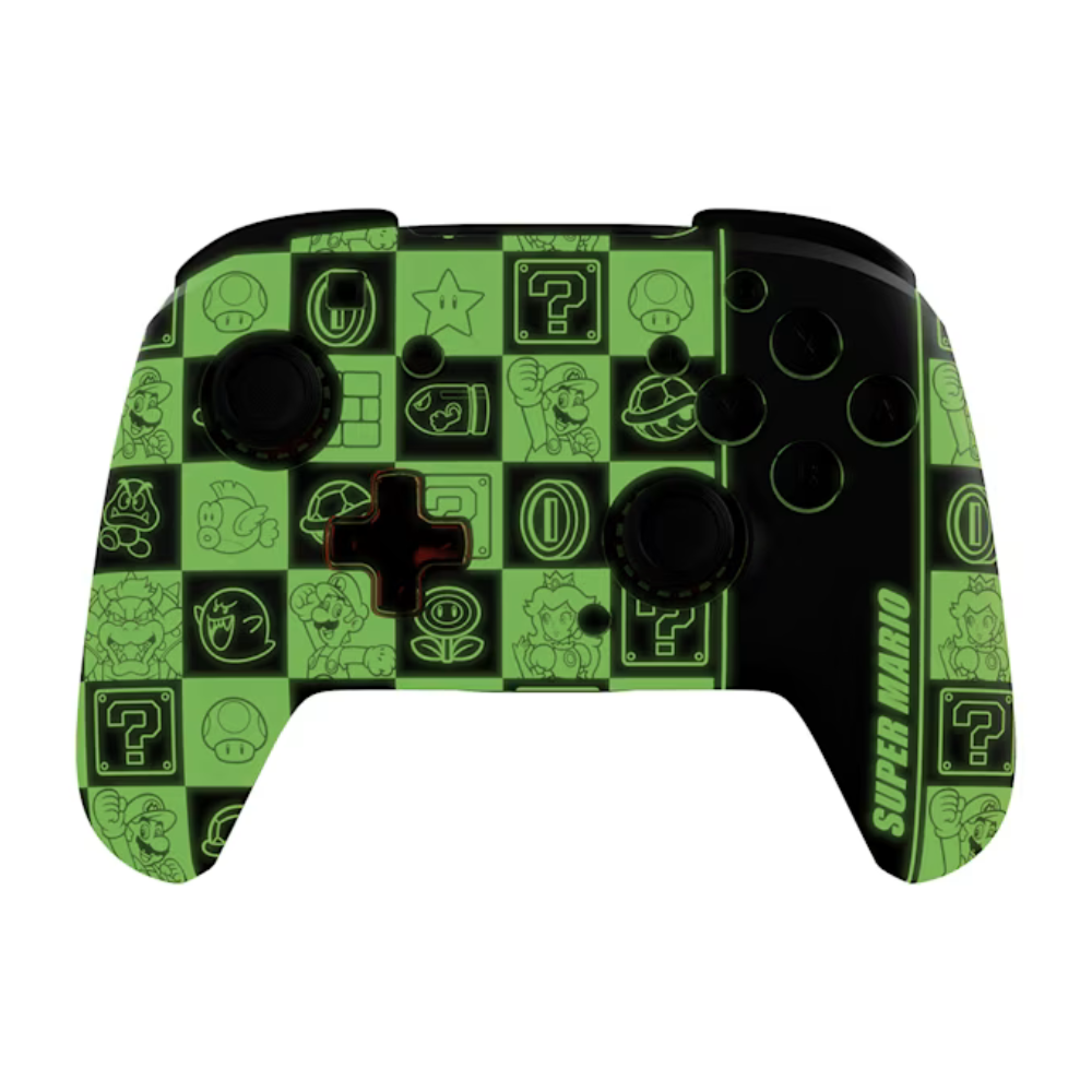 PDP REMATCH GLOW Wireless Controller: Super Icon - Nintendo Switch