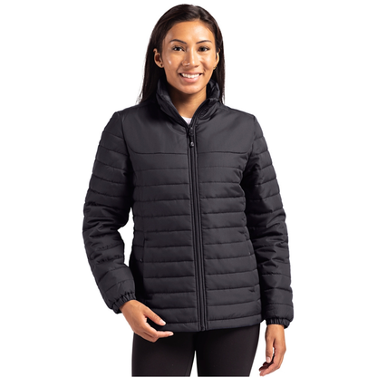 Cutter & Buck Clique Elevation Eco Full Zip Womens Puffer Jacket