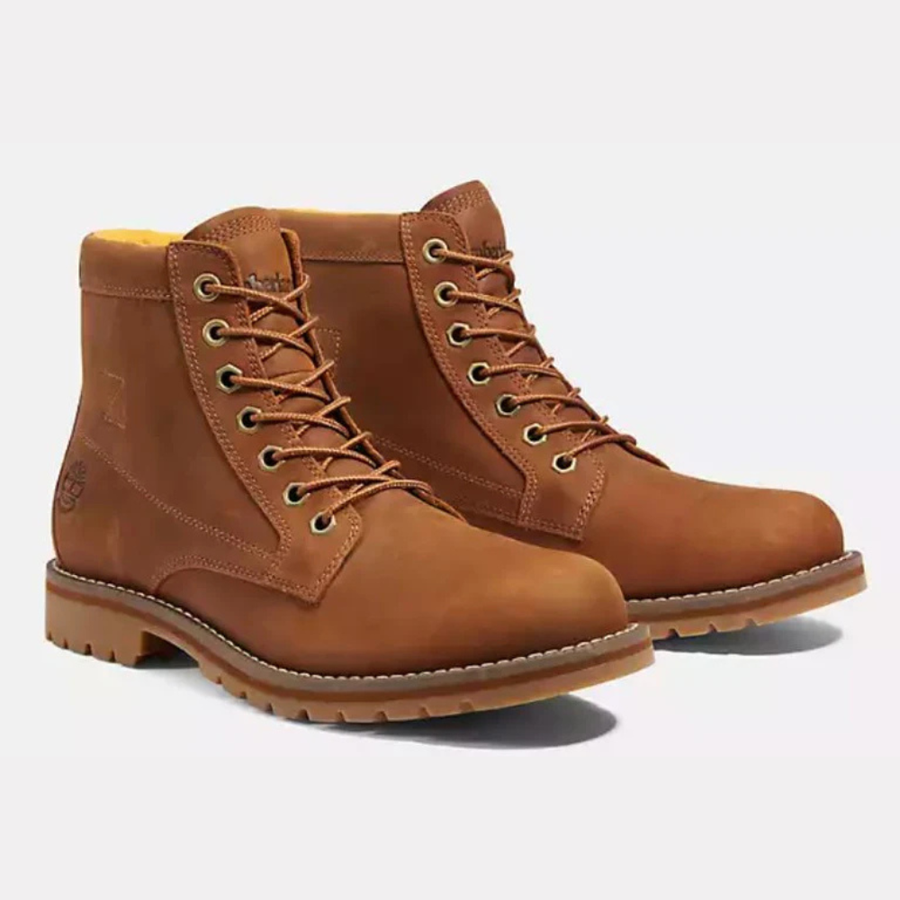 Timberland Rust Full-Grain Mens Redwood Falls Waterproof Boots