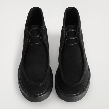 Cos Lace-Up Suede Ankle Boots