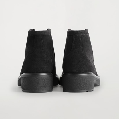 Cos Lace-Up Suede Ankle Boots