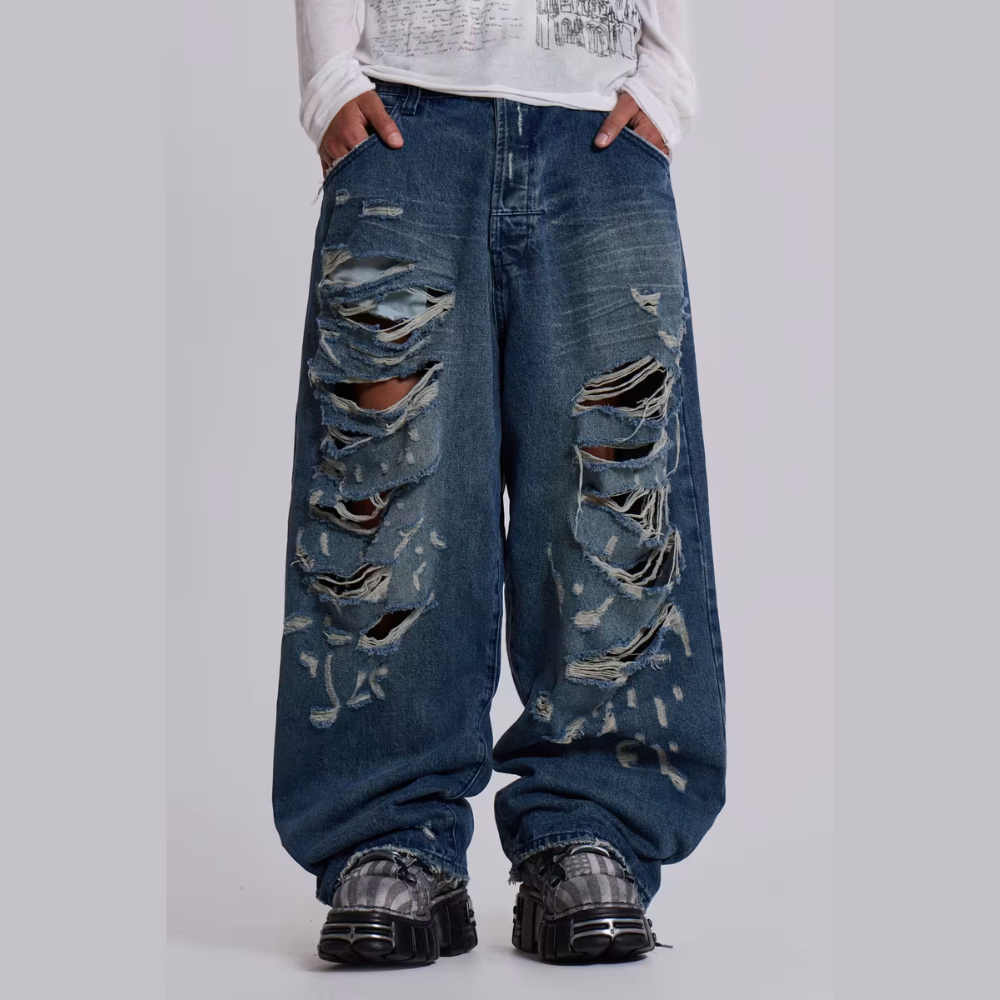 Jaded London Destroyed XL Colossus Jeans
