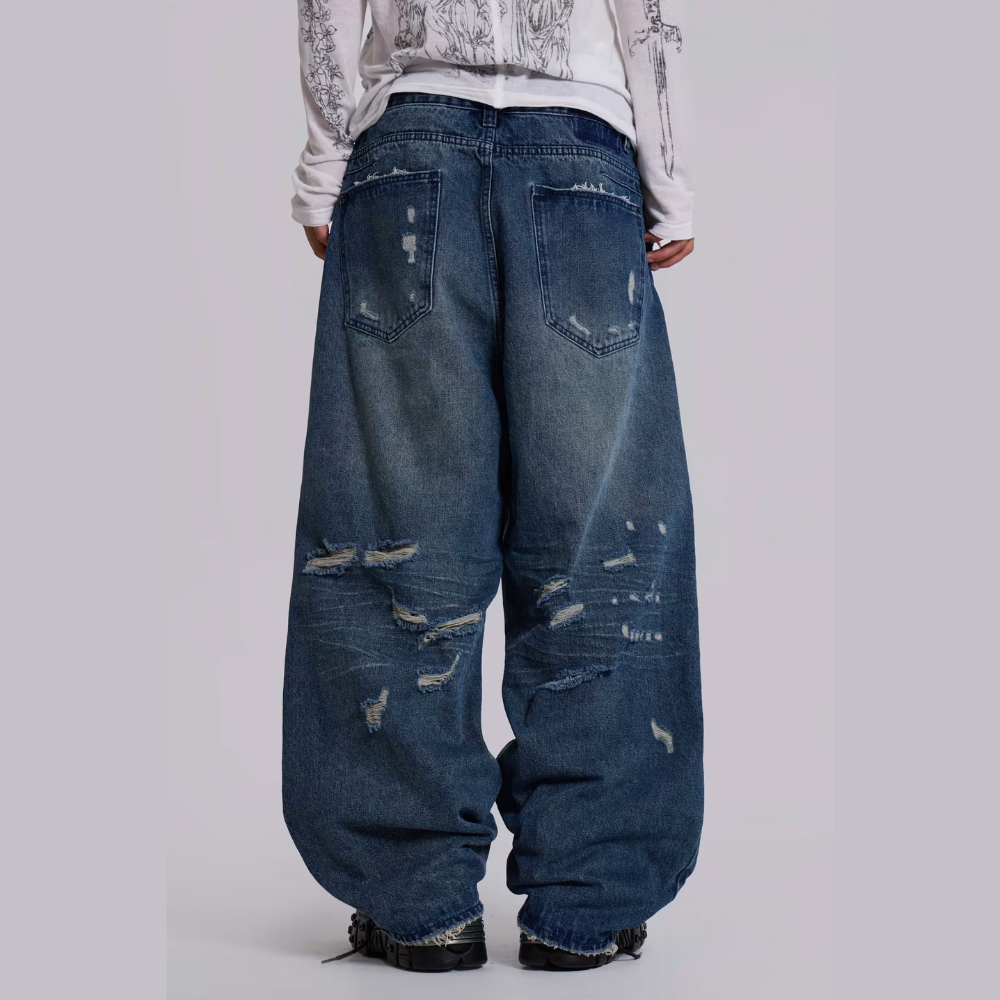 Jaded London Destroyed XL Colossus Jeans