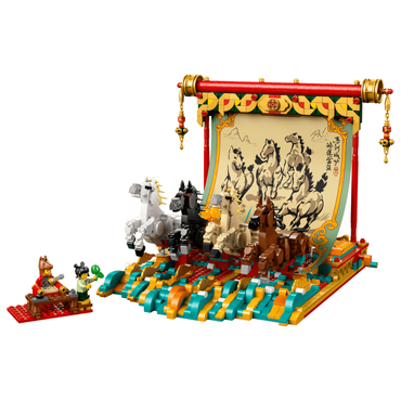 Lego Galloping Horses Canvas