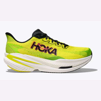 HOKA Men's Mach X 3 Running Shoes - Citrus/Neon Lime
