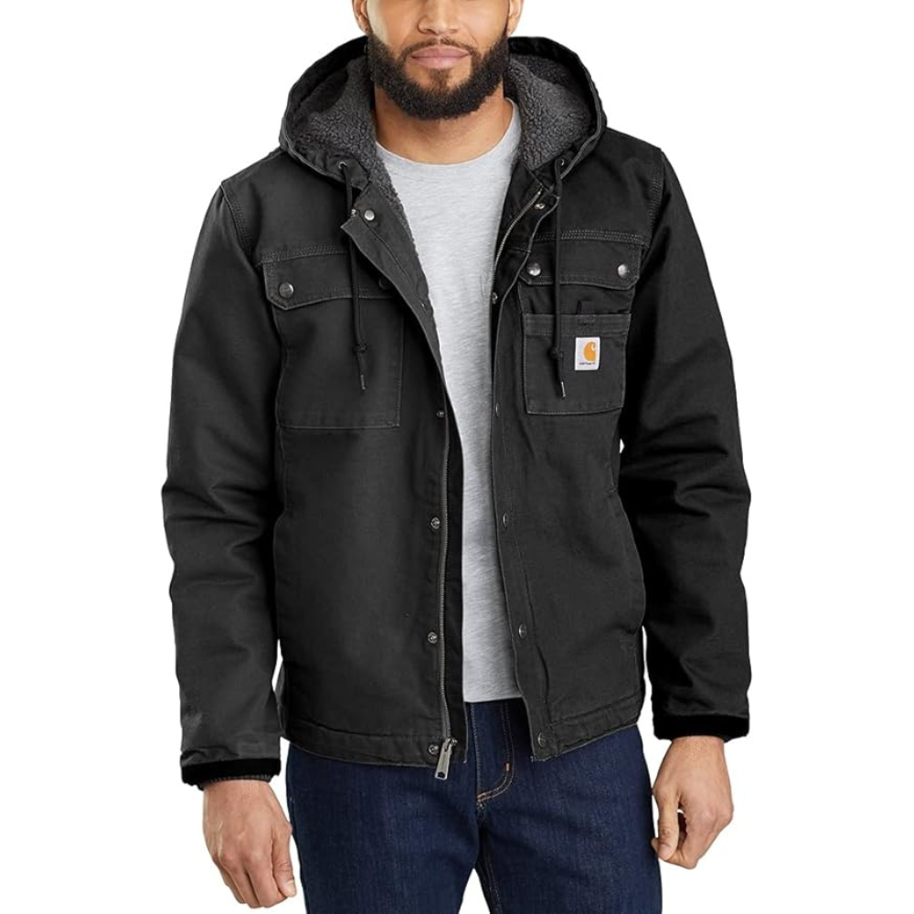 Carhartt Men's Washed Duck Bartlett Jacket - Black