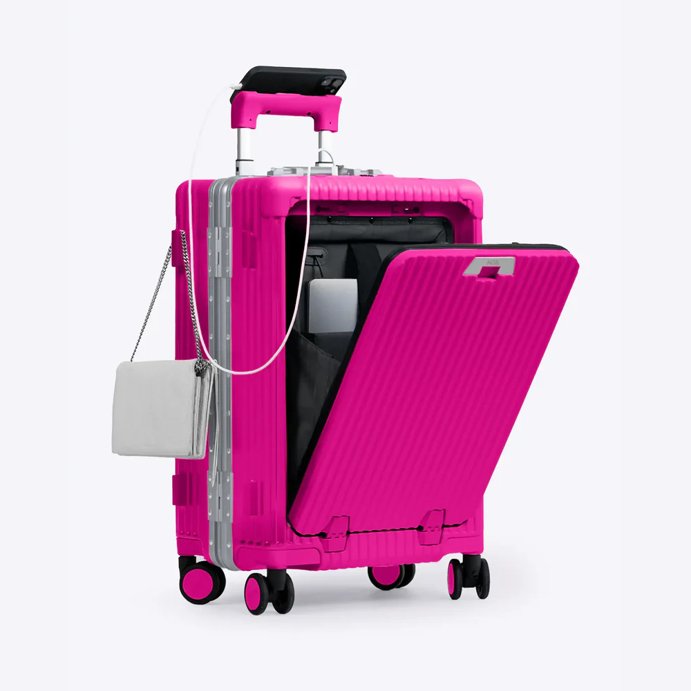 NOBL Carry-On: All-in-One Suitcase - Hot Pink