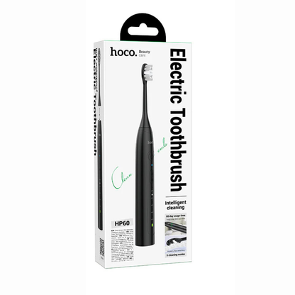 hoco. HP60 Wave Electric Toothbrush with 3 Replacement Brush Heads - Black