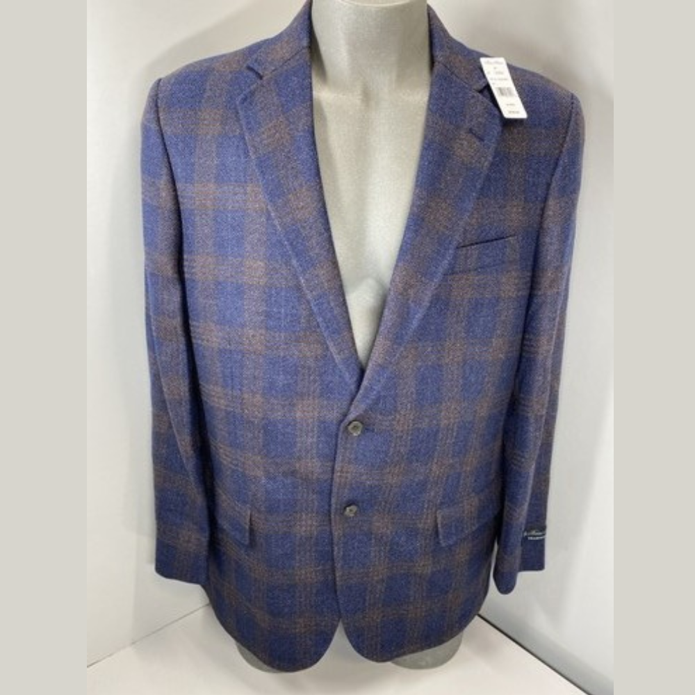 Brooks Brothers Men's Blazer Traditional Hopsack Check Sport Coat