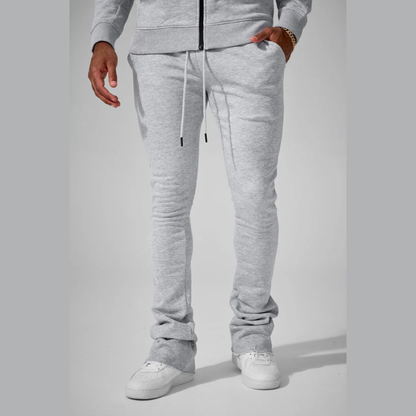 Jordan Craig Uptown Stacked Sweatpants - Heather Grey