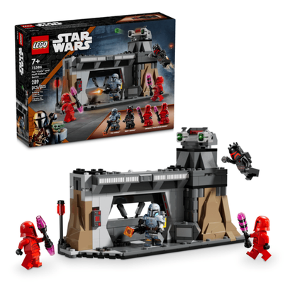 Lego Star Wars Paz Vizsla and Moff Gideon Battle