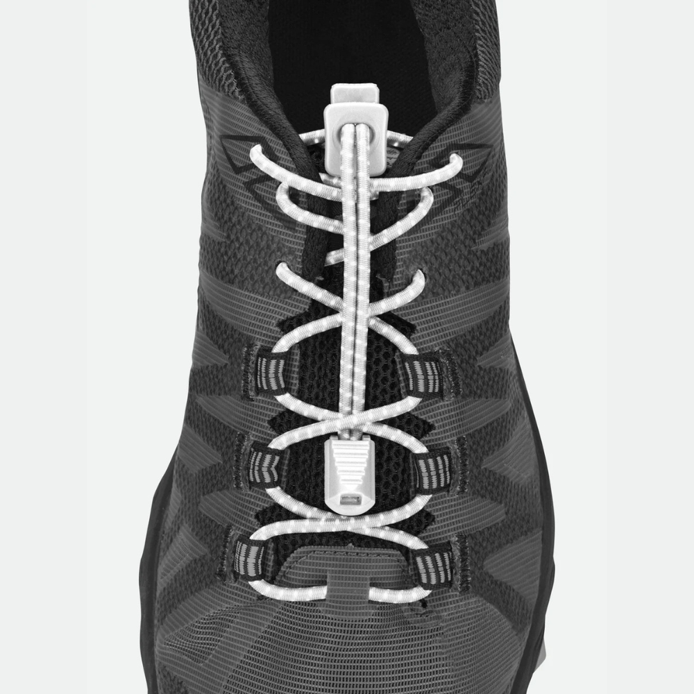 Nathan Sports Reflective Run Laces - White