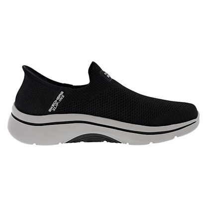 Skechers Mens Slip-Ins: Go Walk Arch Fit 2.0- Iconic Walking Shoes - Black/Grey