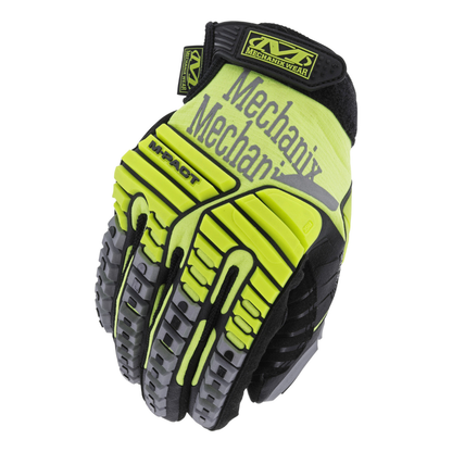 Mechanix Wear High-Visibility Impact Gloves Hi-Viz M-Pact - Fluorescent Yellow