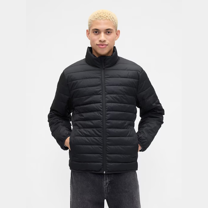 Gap ColdControl 100% Recycled Relaxed Puffer Jacket - Black