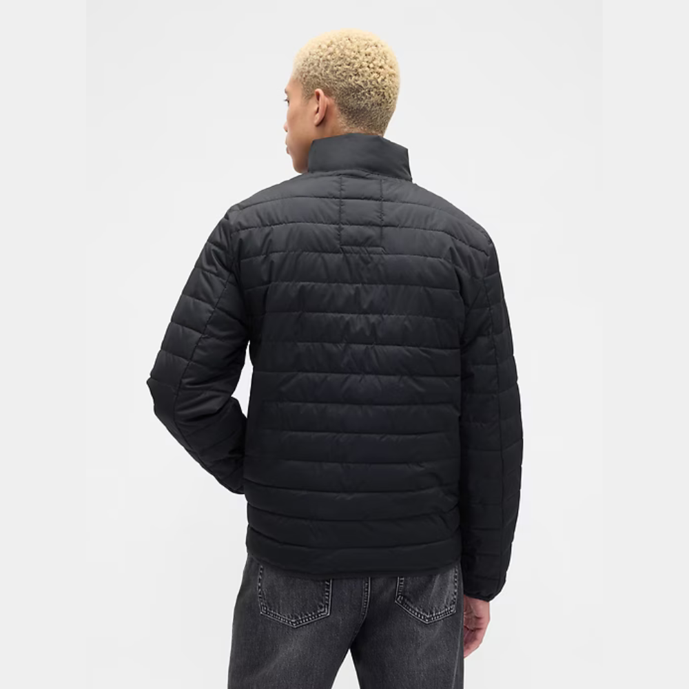 Gap ColdControl 100% Recycled Relaxed Puffer Jacket - Black