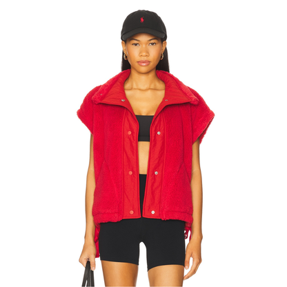 Free People x FP Movement Scout It Out Vest - Cranberry
