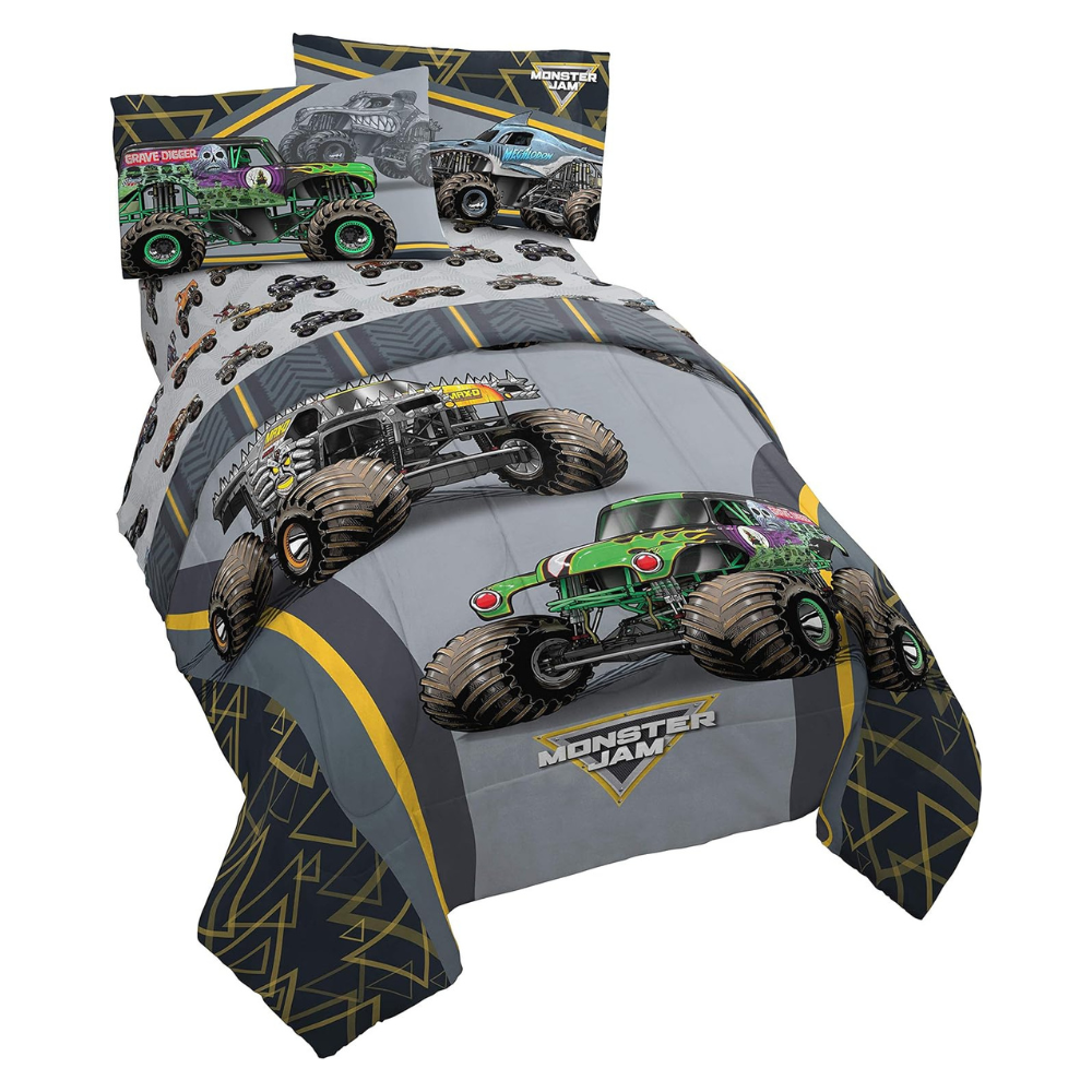 Jay Franco Monster Jam MJ Life 5 Piece Full Bed Set