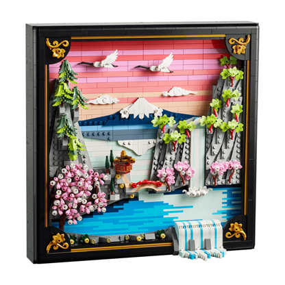 Lego Japanese Cherry Blossom Landscape