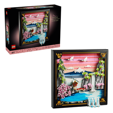 Lego Japanese Cherry Blossom Landscape