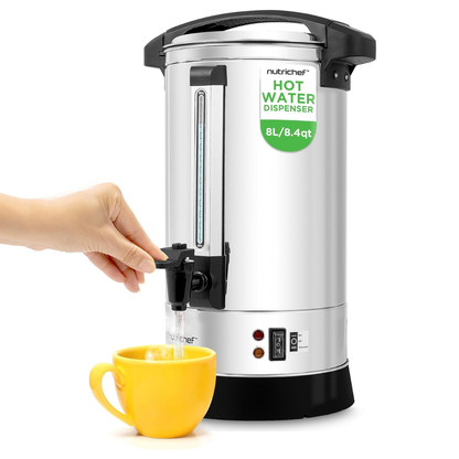 NutriChef 8L Water Boiler and Hot Water Dispenser