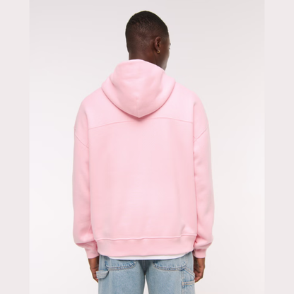 Abercrombie & Fitch Essential Popover Hoodie - Light Pink