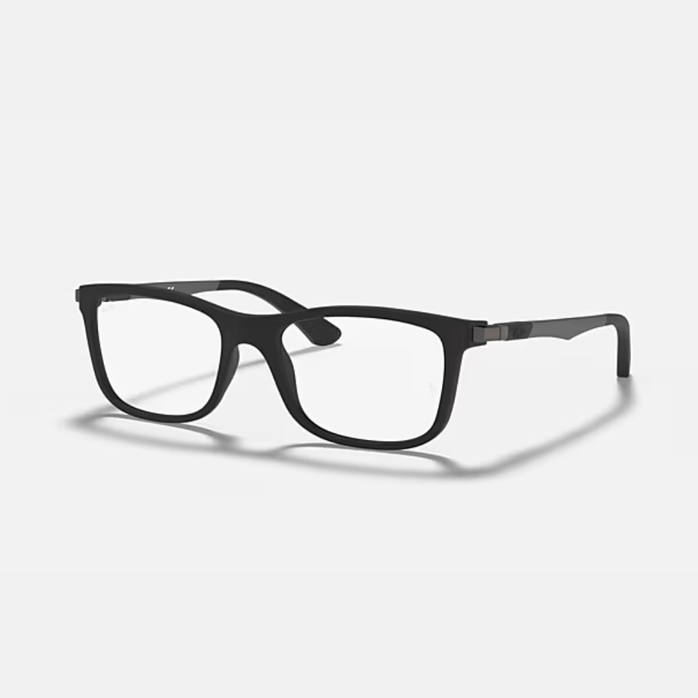 Ray Ban RB1549 Optics Kids Glasses - Matte Black Frames