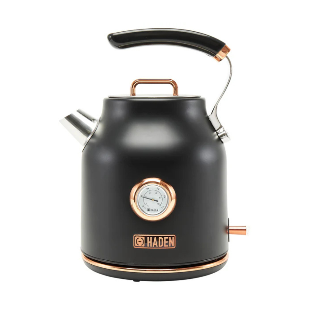 Haden Dorset Electric Kettle - Black & Copper
