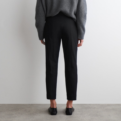 COS Slim-Leg Cropped Trousers - Black
