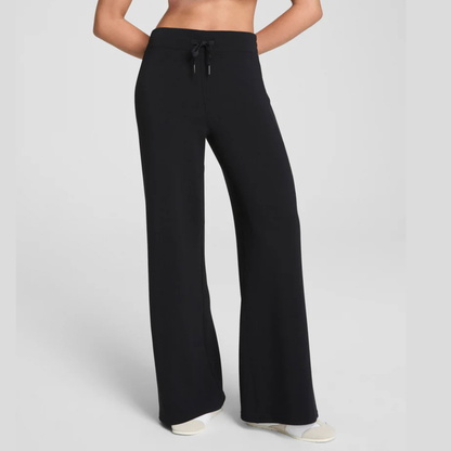 SPANX AirEssentials Wide Leg Pant - Very Black