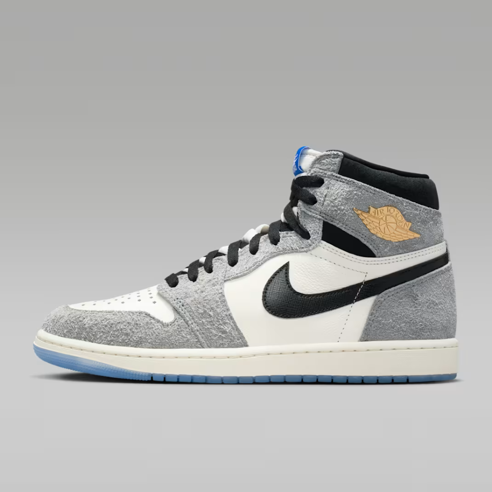Air Jordan 1 Retro High OG Men's Shoes - Grey/Sail