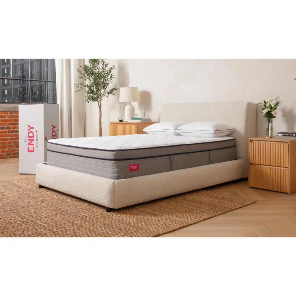 The Endy Hybrid Mattress Queen Size - Medium-Firm