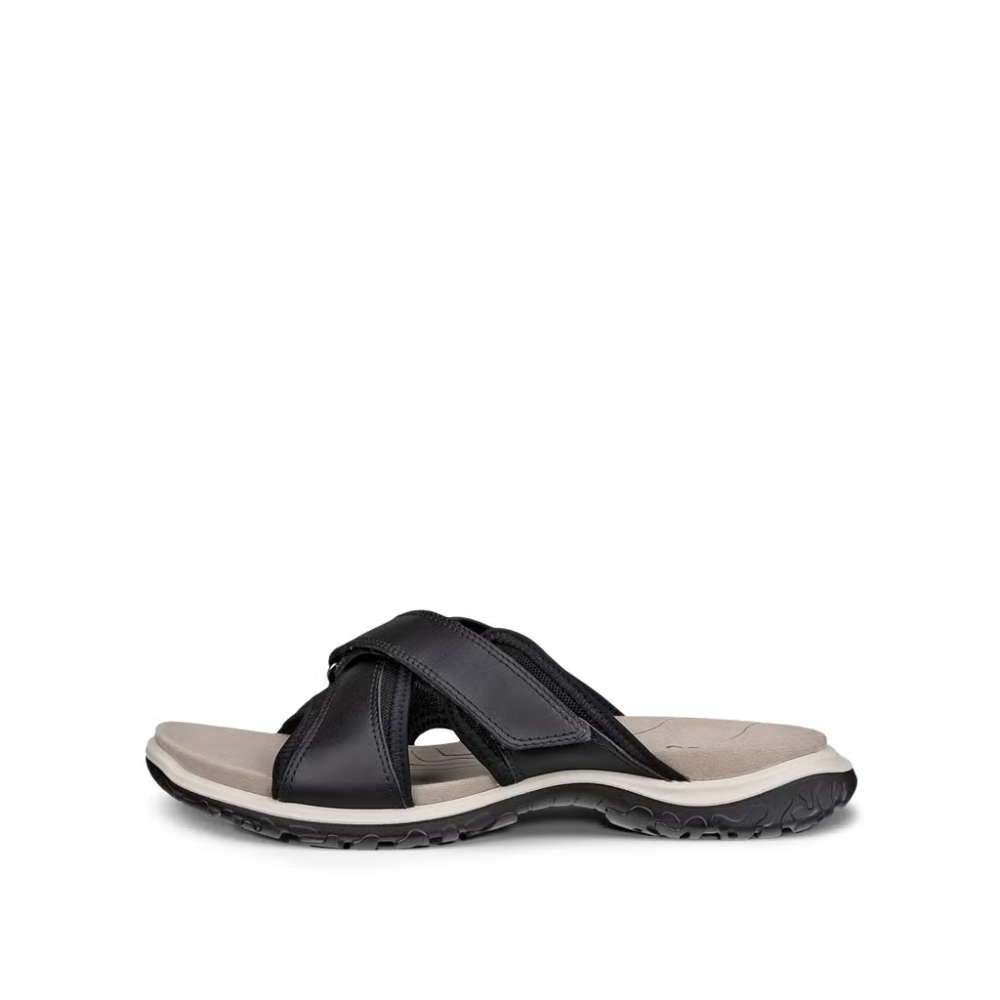 ECCO Offroad Roam Women's Leather Slide Sandal - Black