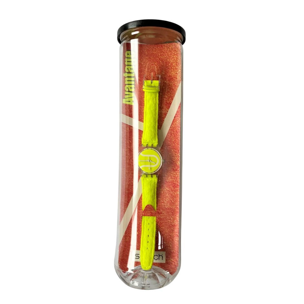 Swatch 1998 Avantage Tennis Ball Watch - Yellow